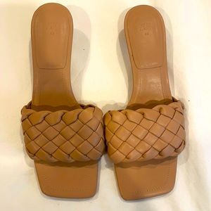 H&M Braided Mules in Nude